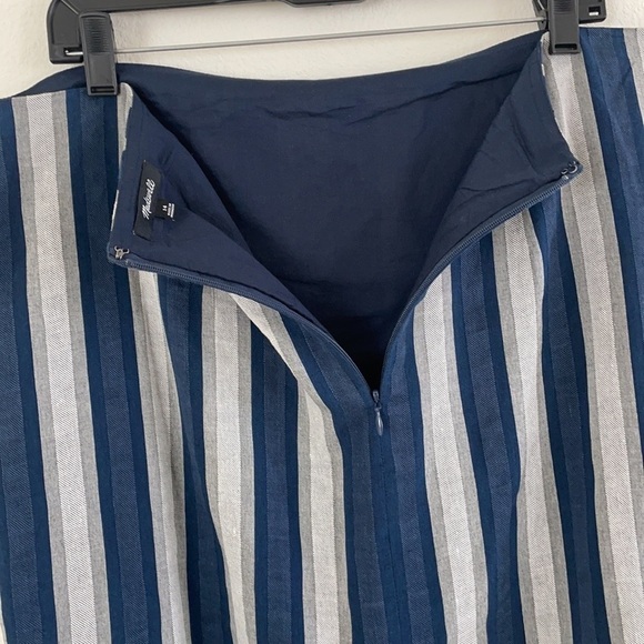 Madewell Striped Wrap Tie Mini Skirt - Picture 10 of 11